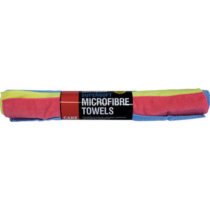 MICROFIBER TOWELS SET OF 3 CARE