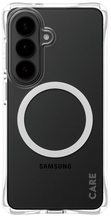 CARE by PanzerGlass Samba Transparent Qi Case for Samsung Galaxy S26 - Transparent