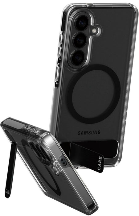 CARE by PanzerGlass Urban Explorer Transparent Case w. Black Qi for Samsung Galaxy S26 - transparent