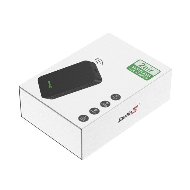 Carlinkit 2AIR wireless adapter Apple Carplay/Android Auto (black)