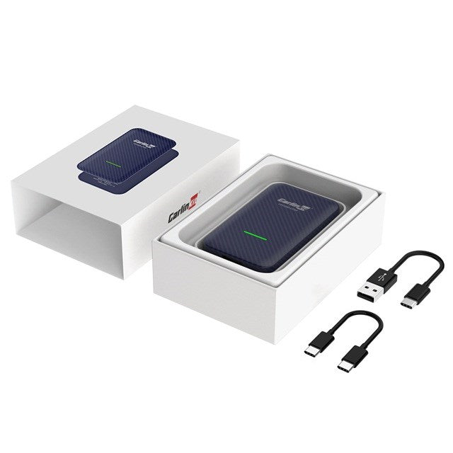 Carlinkit CP2A wireless adapter Apple Carplay/Android Auto (blue)
