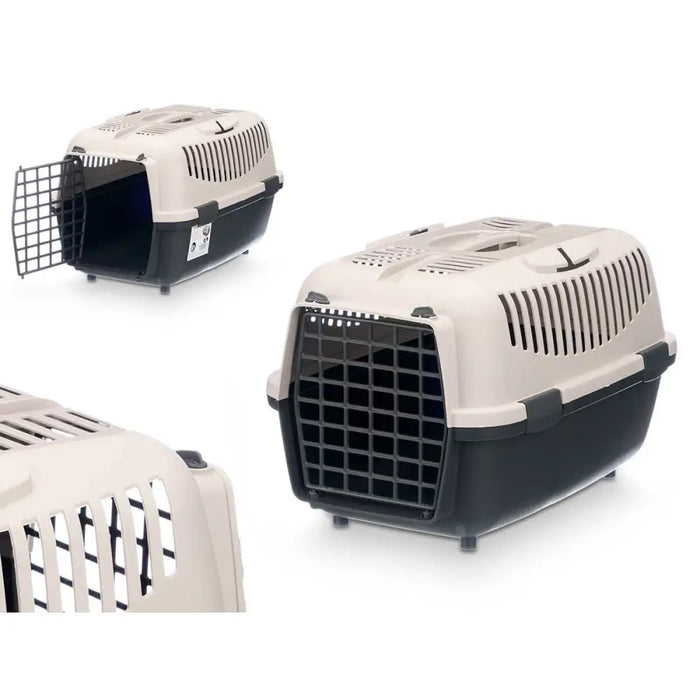 Carrier Mascow Anthracite Light grey Plastic 36 x 35 x 55 cm (6 Units) - Домашни Животни<<<Дом