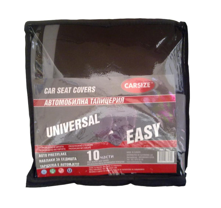 CARSIZE SEAT COVERS 10 PIECES