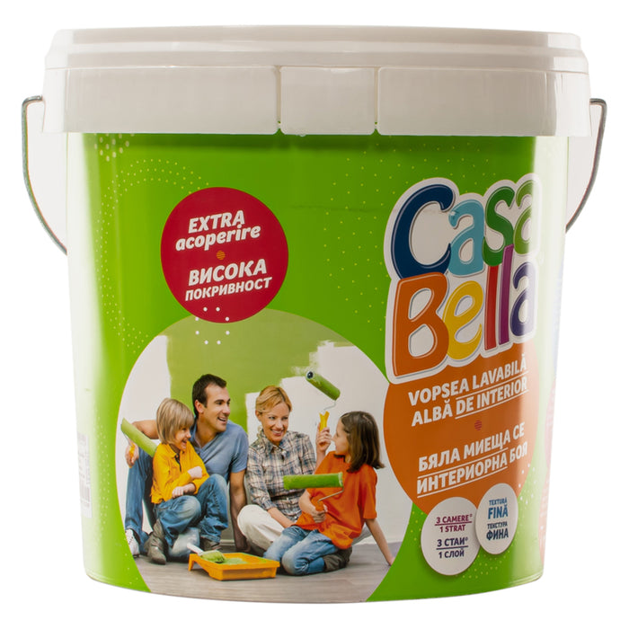 INTERIOR PAINT WHITE 8.5 L CASA BELLA