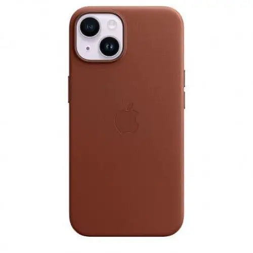Case Apple iPhone 14 Leather Umber mpp73 - Калъфи за телефони<<<Аксесоари за телефони<<<Телефони<<<Телефони и