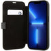 Case BMW BMBKP14X22RDPK iPhone 14 Pro Max 6.7’’ black/black bookcase Leather Textured&Stripe - Cell phone cases