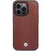 Case BMW BMHCP14L22RFGR iPhone 14 Pro 6.1’’ Burgundy/burgundy Leather Diamond Pattern - Cell phone cases
