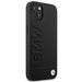 Case BMW BMHCP14MSLLBK iPhone 14 Plus 6.7 ’black / black Leather Stamp - Cell phone cases and covers<<<HurtelXML