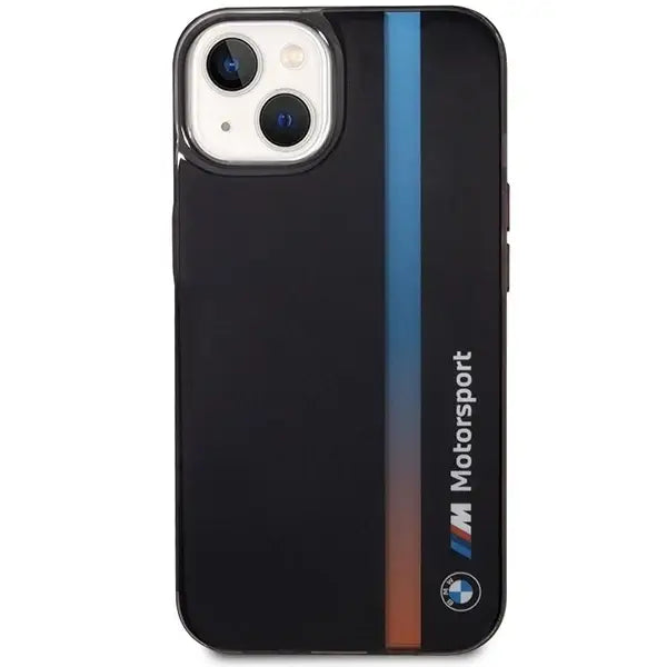 Case BMW BMHCP14S22HVGV iPhone 14 6.1’’ black/black IML Tricolor Stripe - Cell phone cases and covers<<<HurtelXML