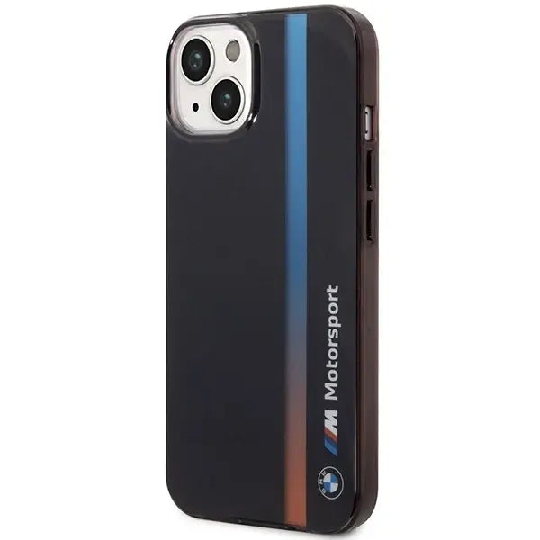 Case BMW BMHCP14S22HVGV iPhone 14 6.1’’ black/black IML Tricolor Stripe - Cell phone cases and covers<<<HurtelXML