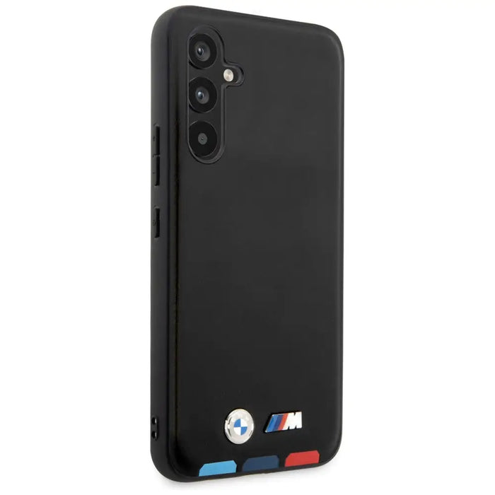 Case BMW BMHCSA5422PTDK A54 black/black Leather Stamp Tricolor - Cell phone cases and covers<<<HurtelXML