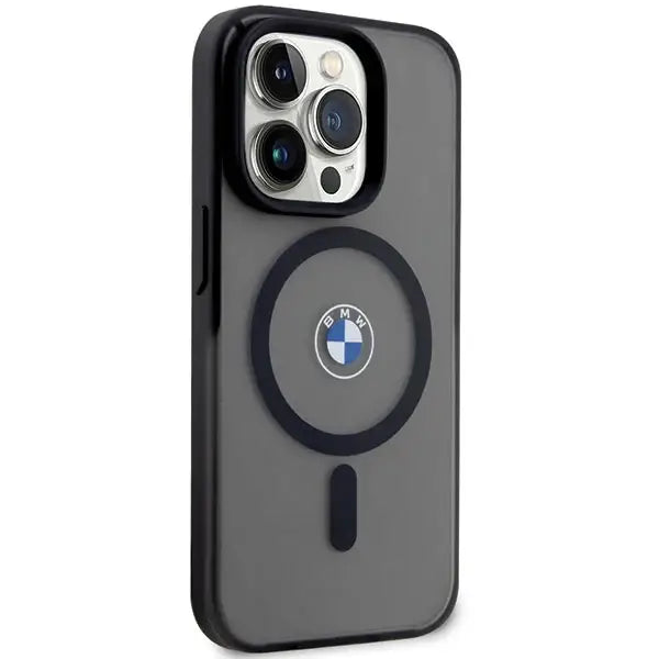 Case BMW BMHMP14LDSLK iPhone 14 Pro 6.1’’ black/black hardcase Signature MagSafe - Cell phone cases