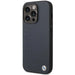 Case BMW BMHMP14LSLLNA iPhone 14 Pro 6.1’’ navy/navy hardcase Leather Hot Stamp MagSafe - Cell phone cases