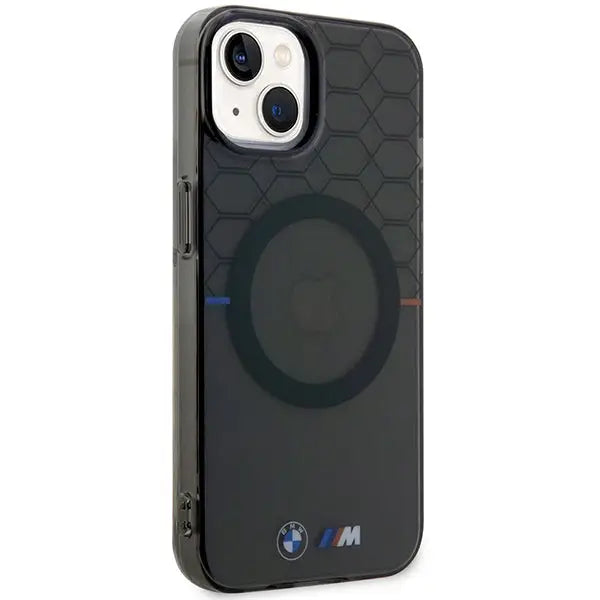 Case BMW BMHMP14SHGPK iPhone 14 6.1’’ grey/grey Pattern MagSafe - Cell phone cases and covers<<<HurtelXML