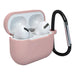 Case for AirPods 3 silicone soft case for headphones + keychain lobster clasp pendant pink (case D) - Cell phone cases