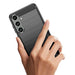 Case for Carbon Case Samsung Galaxy S24+ flexible silicone carbon cover - black - Cell phone cases