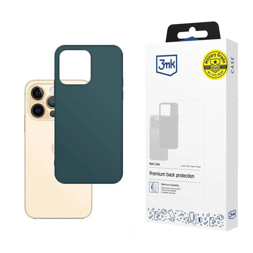 Case for iPhone 13 Pro from the 3mk series Matt Case - dark green - *Kategoria tymczasowa<<<HurtelXML