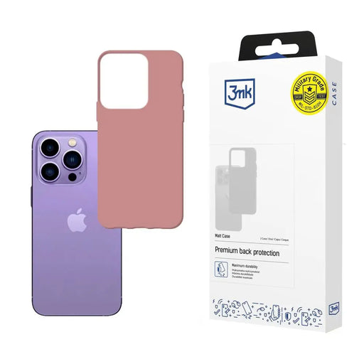 Case for iPhone 14 Pro Max from the 3mk Matt Case series - pink - *Kategoria tymczasowa<<<HurtelXML