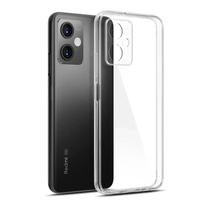 Case for Xiaomi Redmi Note 12 5G / Poco X5 5G Series Silicone 3mk Clear Case - Transparent - Cell phone cases