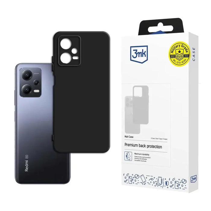 Case for Xiaomi Redmi Note 12 Pro+ from the 3mk Matt Case series - black - Cell phone cases and covers<<<HurtelXML