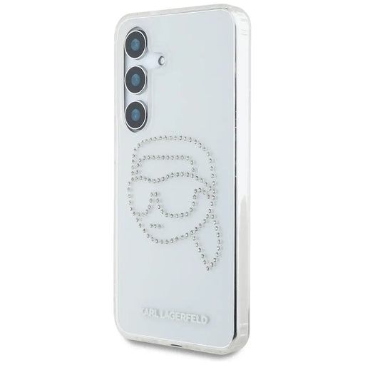Case Karl Lagerfeld Rhinestones Karl Head Logo Samsung Galaxy S25 transparent - Cell phone cases and covers<<<HurtelXML