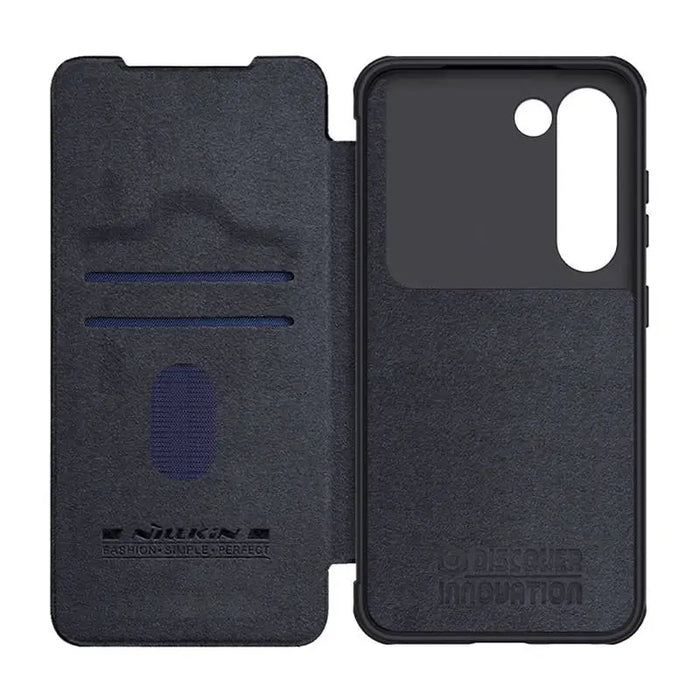 Case Nillkin Qin Leather Pro for SAMSUNG S23+ (black) - Protective cases for smartphones<<<Cases<<<GSM