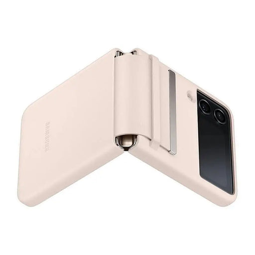Case Samsung Z FLIP 4 PINK LEATHER COVER EF-VF721LPEGWW - Калъфи за телефони<<<Аксесоари за