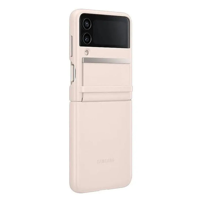 Case Samsung Z FLIP 4 PINK LEATHER COVER EF-VF721LPEGWW - Калъфи за телефони<<<Аксесоари за