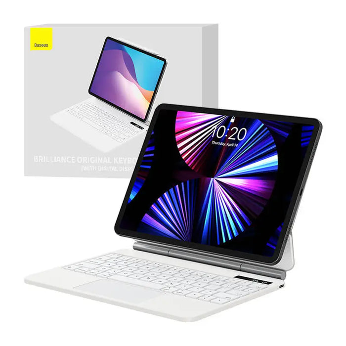 Case with keyboard for iPad Baseus Brilliance PRO 10 10.9’’ (white) - Protective cases for tablets<<<Cases<<<GSM