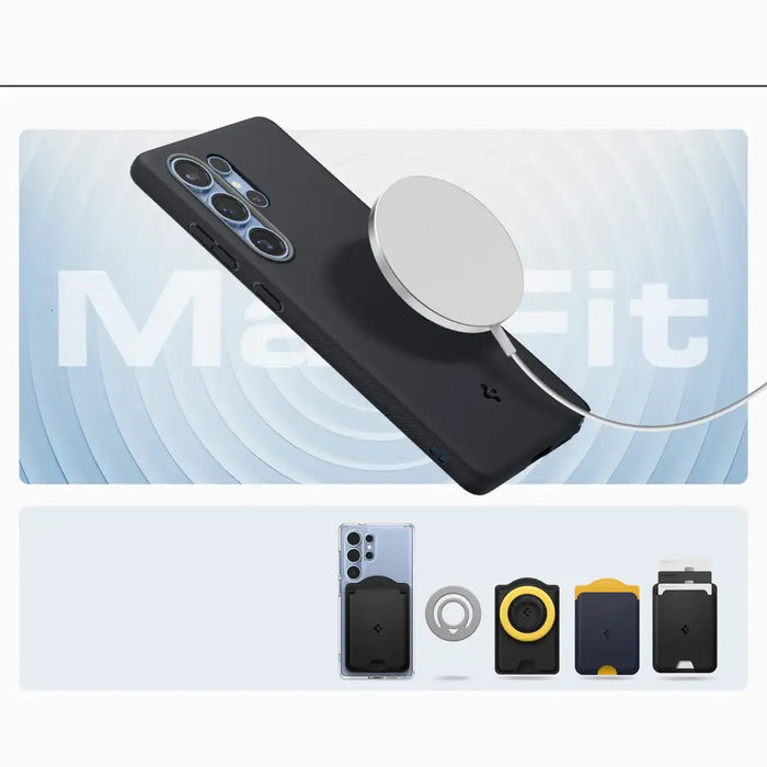 Caseology Nano Pop Case for Samsung Galaxy S25 Ultra - Black - Cell phone cases and covers<<<HurtelXML