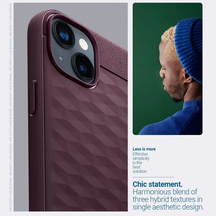 Caseology Parallax Mag case with MagSafe for iPhone 14 Plus - burgundy - Cell phone cases and covers<<<HurtelXML