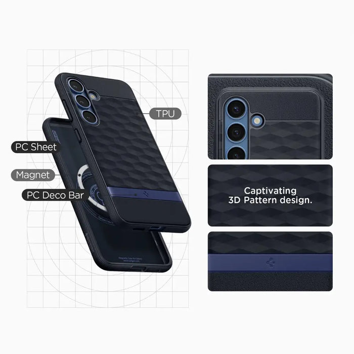 Caseology Parallax Mag MagSafe Case for Samsung Galaxy S25+ - Purple - Cell phone cases and covers<<<HurtelXML