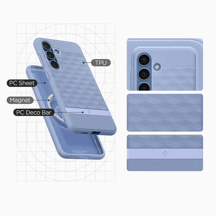 Caseology Parallax Mag MagSafe Case for Samsung Galaxy S25+ - Purple - Cell phone cases and covers<<<HurtelXML