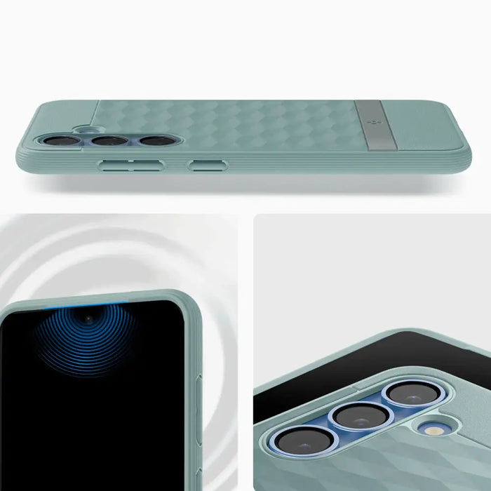 Caseology Parallax Mag MagSafe Samsung Galaxy S25 Case - Green - Cell phone cases and covers<<<HurtelXML