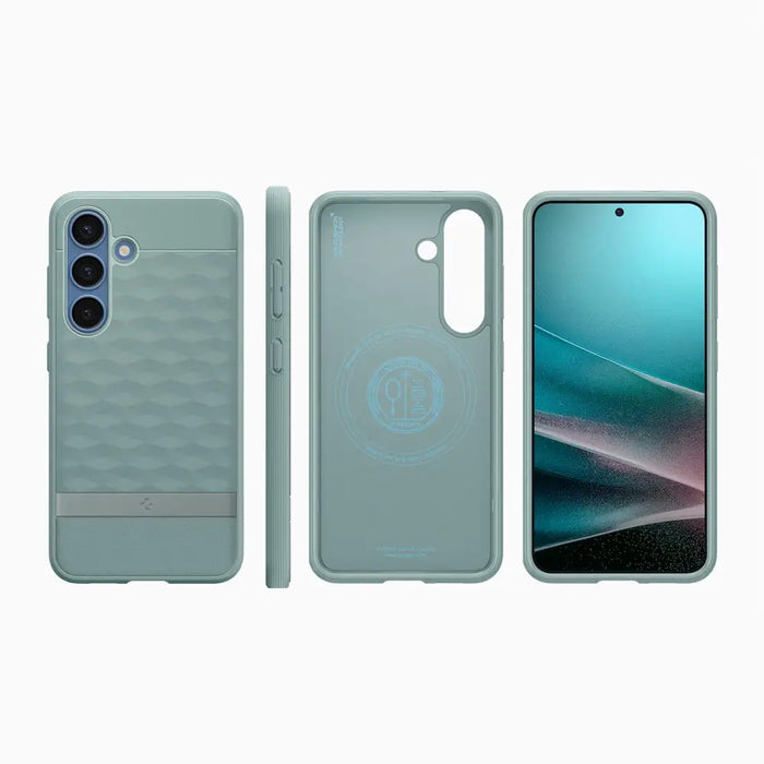 Caseology Parallax Mag MagSafe Samsung Galaxy S25 Case - Green - Cell phone cases and covers<<<HurtelXML