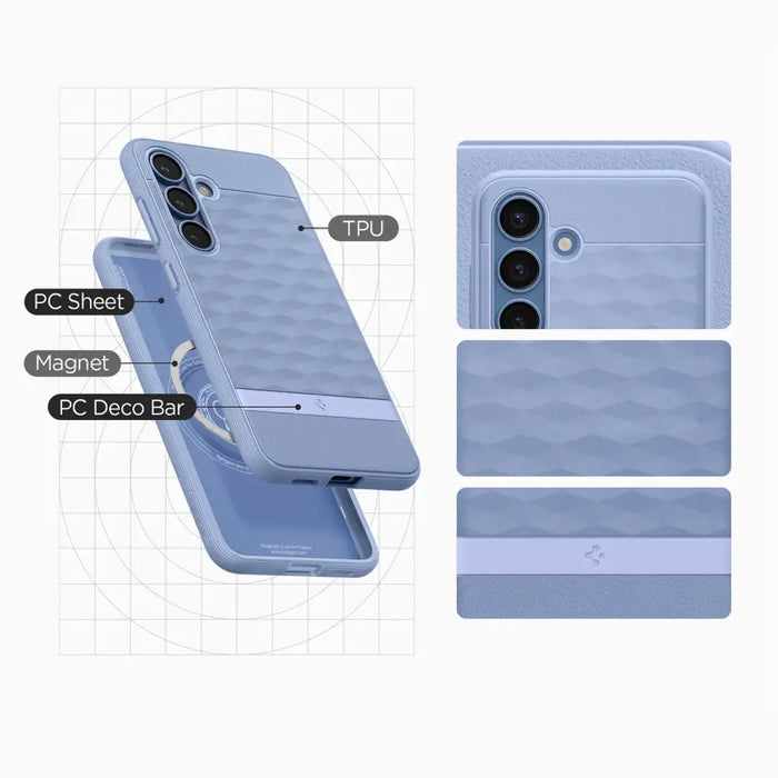 Caseology Parallax Mag MagSafe Samsung Galaxy S25 Case - Purple - Cell phone cases and covers<<<HurtelXML