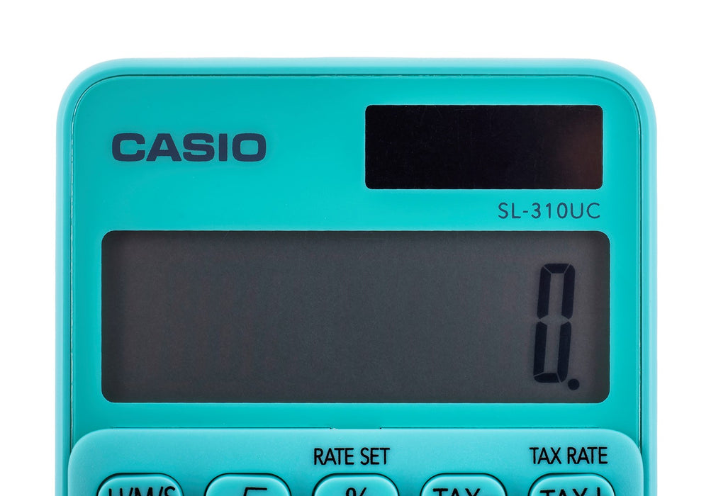 Casio pocket calculator SL-310UC-GN green