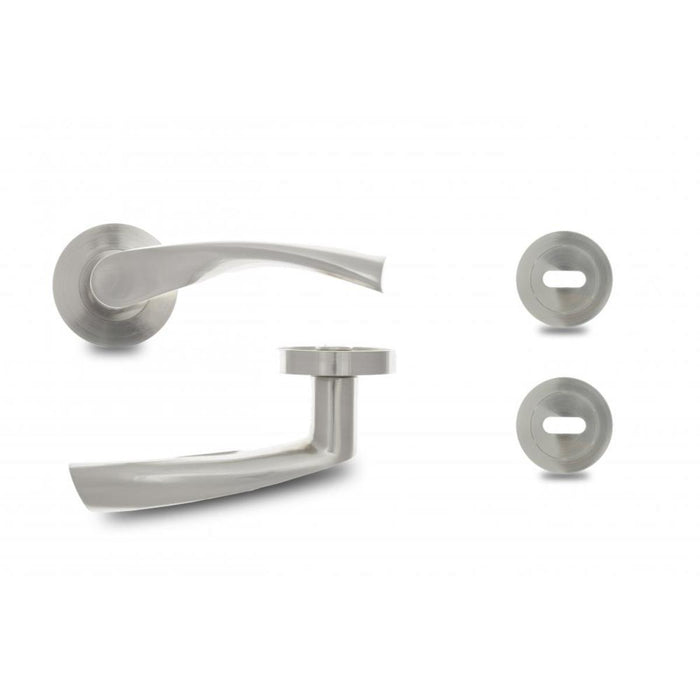 HANDLE INTERIOR CASSA 55MM CHROME-SATIN