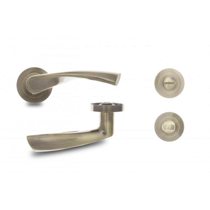 SERVICE DOOR HANDLE AL.MERT BRONZE