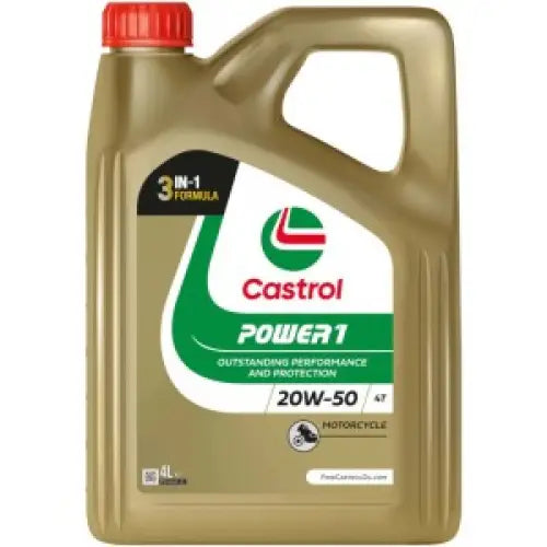 CASTROL POWER 1 20W-50 4T 4L Moto - АВТОМОБИЛНИ МАСЛА<<<MaxCar