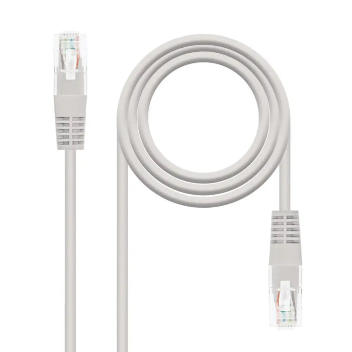 CAT 6 UTP Cable NANOCABLE 10.20.0407 Grey 7 m - Компютър Кабели и адаптери<<<Компютри| Електроника<<<BigBuy&&&Мрежови