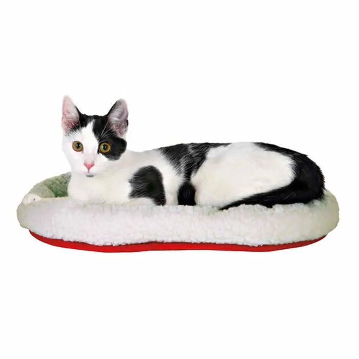Cat Bed Trixie White Red 47 × 38 cm - Домашни Животни<<<Дом Градина<<<BigBuy&&&Къщички и легълца<<<Домашни