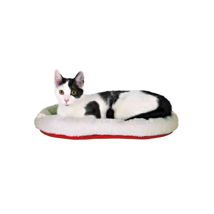 Cat Bed Trixie White Red 47 × 38 cm - Домашни Животни<<<Дом Градина<<<BigBuy&&&Къщички и легълца<<<Домашни