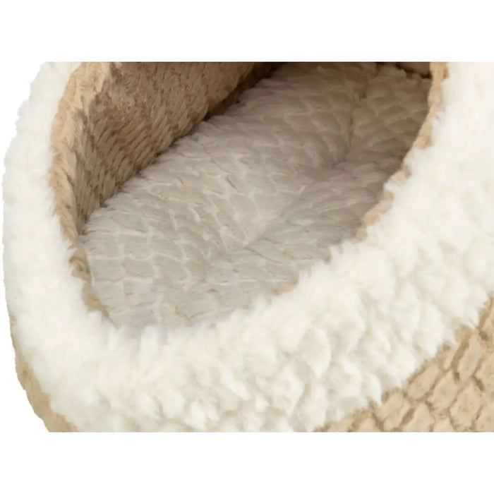 Cat cave Trixie Kaline Mio Brown Cream Polyester Plush 35 x 26 x 41 cm - Къщички и легълца<<<Домашни Животни<<<Дом
