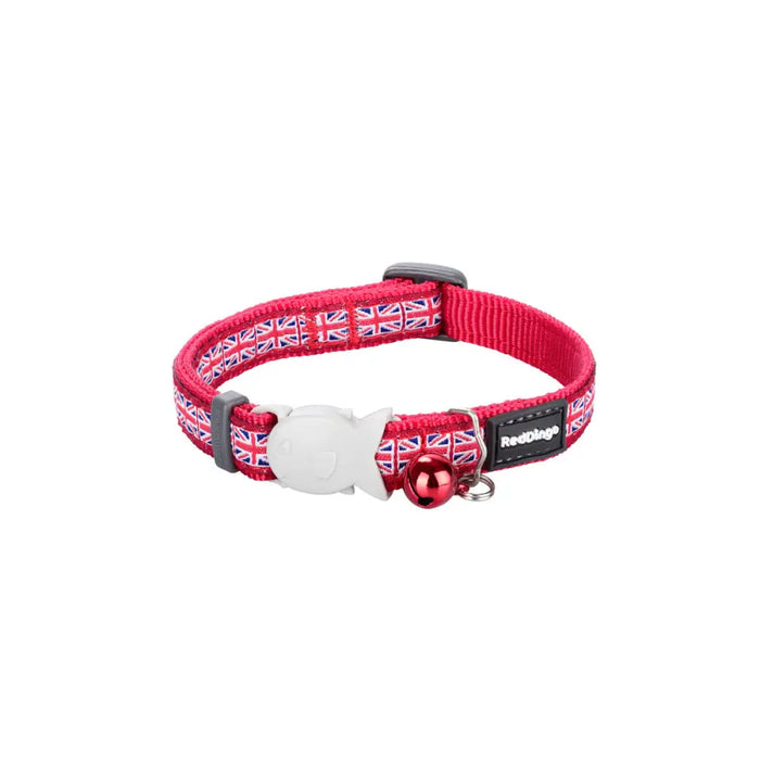 Cat Collar Red Dingo Union Jack 20-32 cm Red - Домашни Животни<<<Дом Градина<<<BigBuy&&&Пътуване и разходки<<<Домашни