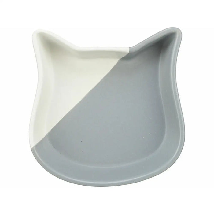 Cat Feeder Trixie White Grey Ceramic - Домашни Животни<<<Дом Градина<<<BigBuy&&&Купички за храна и вода<<<Домашни