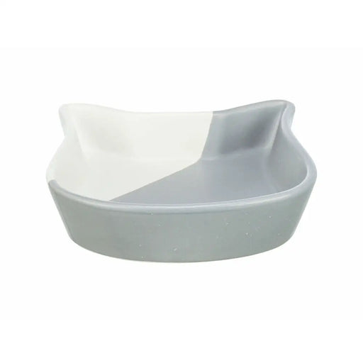 Cat Feeder Trixie White Grey Ceramic - Домашни Животни<<<Дом Градина<<<BigBuy&&&Купички за храна и вода<<<Домашни