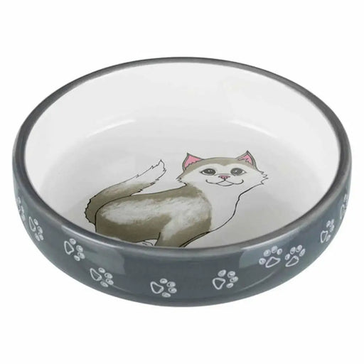 Cat Feeder Trixie White Grey - Домашни Животни<<<Дом Градина<<<BigBuy&&&Купички за храна и вода<<<Домашни Животни<<<Дом