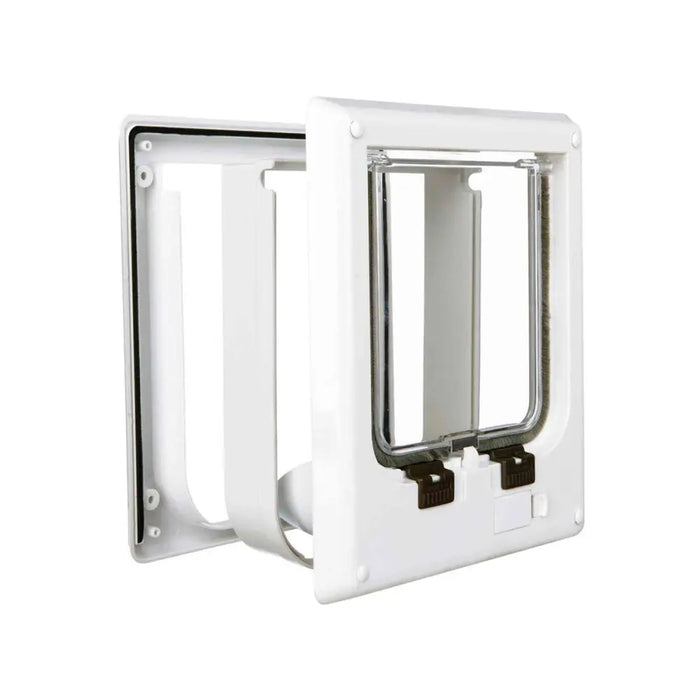 Cat Flap Trixie White Plastic 21,1 × 24,4 CM - Домашни Животни<<<Дом Градина<<<BigBuy&&&Къщички и легълца<<<Домашни