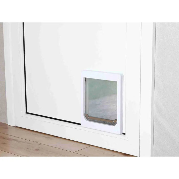 Cat Flap Trixie White Plastic 25 × 29 CM - Къщички и легълца<<<Домашни Животни<<<Дом Градина<<<BigBuy